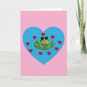 Toad-ally smitten with you card