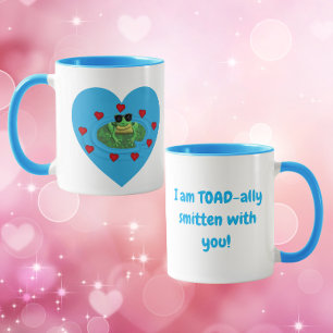 Toad-ally smitten with you mug