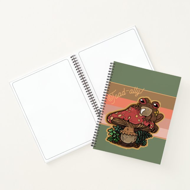 Toad-allyToadstool Toad Notebook (Inside)
