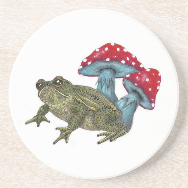 Toad and Toadstool Coaster (Front)