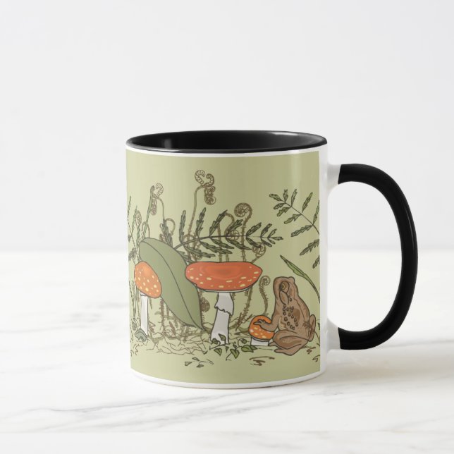 Toad and Toadstools Mug (Right)