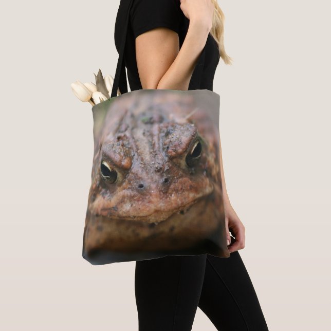 Toad Face Animal Nature  Tote Bag (Close Up)