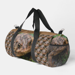 Toad Face Animal Personalised Duffle Bag