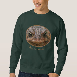 Toad Face Up Close Personalised Sweatshirt