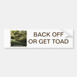 TOAD FOR THE ROAD BUMPER STICKER
