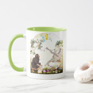Toad Frog Playing Banjo with animals Mug