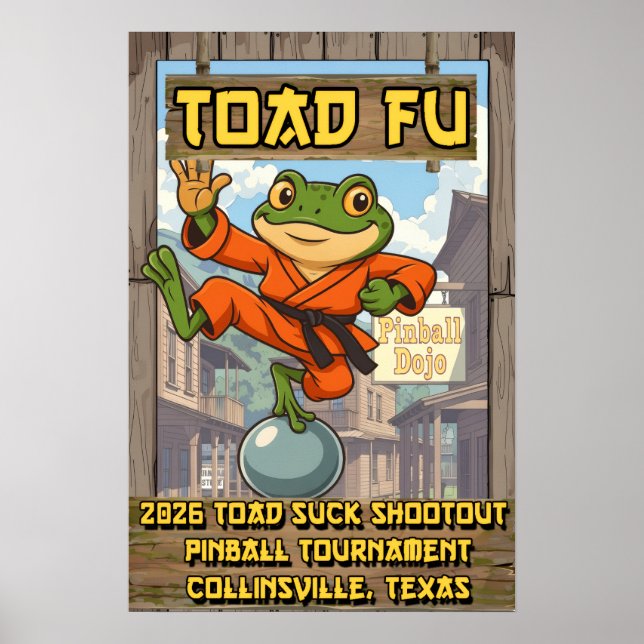 Toad Fu - Toad Suck Shoot Out 2026 Poster (Front)