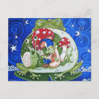toad king, postcard
