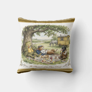 Toad Mole and Ratty on the Open Road Cushion