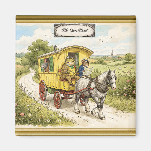 Toad Mole and Ratty on the Open Road Magnet