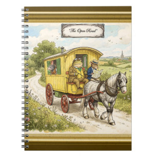 Toad Mole and Ratty on the Open Road Notebook