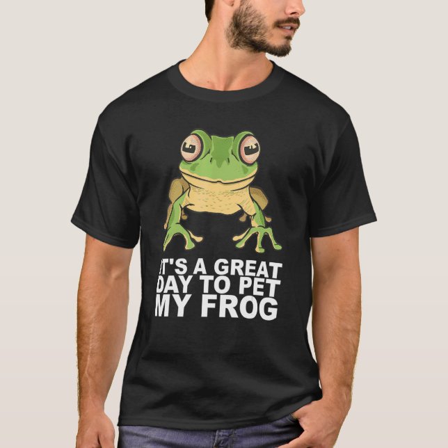 Toad Pet Studying Frog Collector 5 T-Shirt (Front)