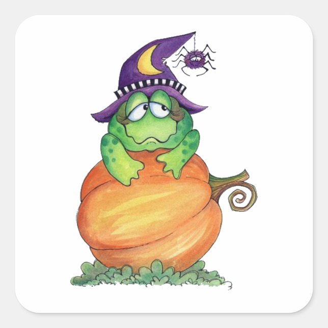 Toad Square Sticker (Front)