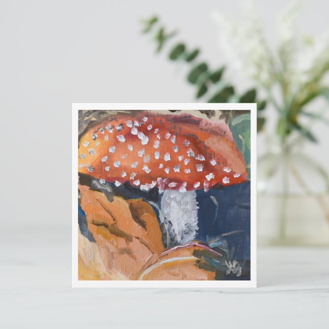 Toad Stool Card (Standing Front)