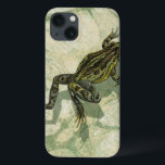 Toad Swinning in the Water iPhone 13 Case<br><div class="desc">Vision Studio is using the giclée (French for “to spray”) technique in this art piece. It makes it unique and the different shades of green emphasise the peacefulness on this image. Choose this piece of artwork for your next Zazzle product.</div>