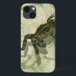 Toad Swinning in the Water iPhone 13 Case<br><div class="desc">Vision Studio is using the giclée (French for “to spray”) technique in this art piece. It makes it unique and the different shades of green emphasise the peacefulness on this image. Choose this piece of artwork for your next Zazzle product.</div>