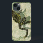 Toad Swinning in the Water iPhone 13 Case<br><div class="desc">Vision Studio is using the giclée (French for “to spray”) technique in this art piece. It makes it unique and the different shades of green emphasise the peacefulness on this image. Choose this piece of artwork for your next Zazzle product.</div>