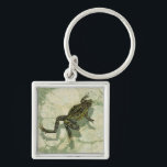 Toad Swinning in the Water Key Ring<br><div class="desc">Vision Studio is using the giclée (French for “to spray”) technique in this art piece. It makes it unique and the different shades of green emphasise the peacefulness on this image. Choose this piece of artwork for your next Zazzle product.</div>