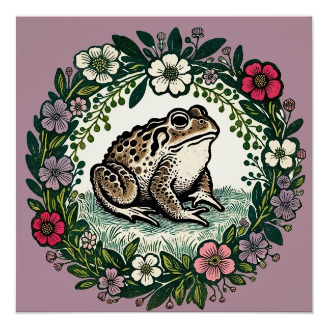 Toad Wildflowers                                   Poster (Front)