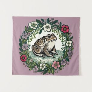 Toad Wildflowers Tapestry