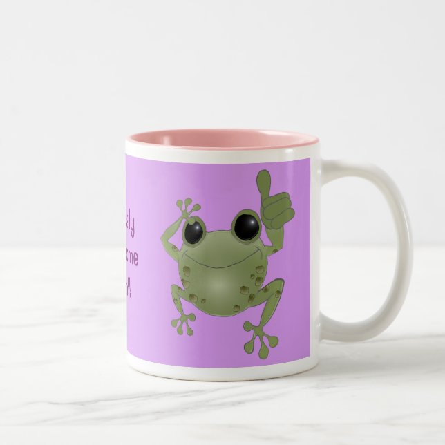 Toadally Awesome Aunt! Two-Tone Coffee Mug (Right)