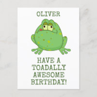 Toadally Awesome Birthday