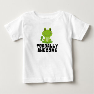Toadally Awesome Funny Toad Frog  Baby T-Shirt