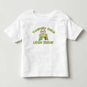 Toadally Cute Little Sister Toddler T-Shirt