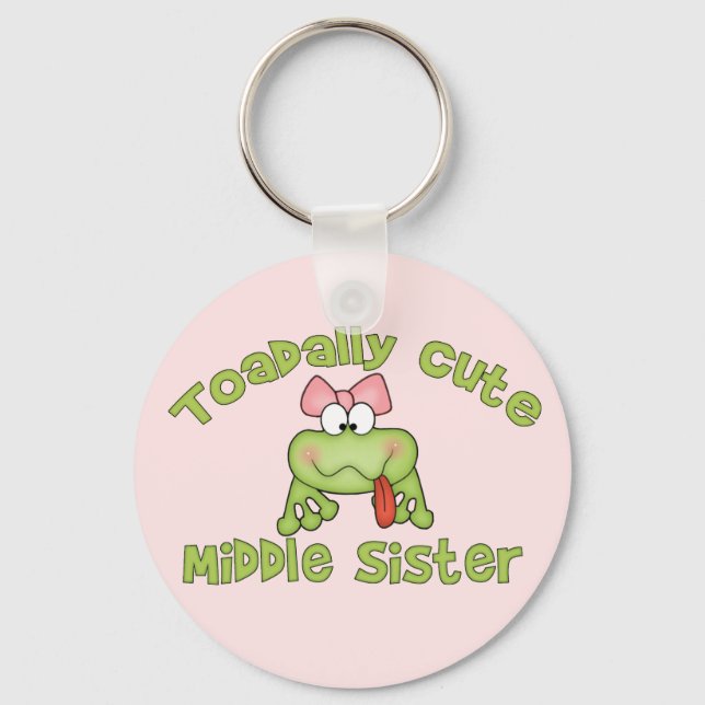 Toadally Cute Middle Sister Key Ring (Front)