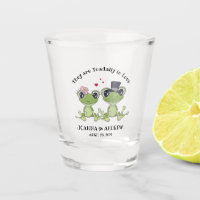 ©Toadally in Love Frog Couple Rustic Wedding