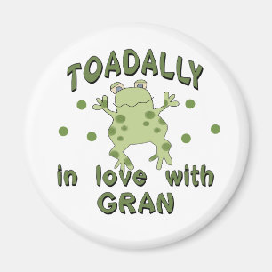 TOADALLY Love Gran Frog Magnet