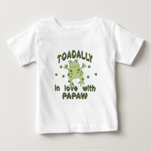 TOADALLY Love Papaw Frog Baby T-Shirt