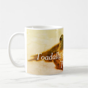 Toadally Not a Morning Person Fun Coffee Mug