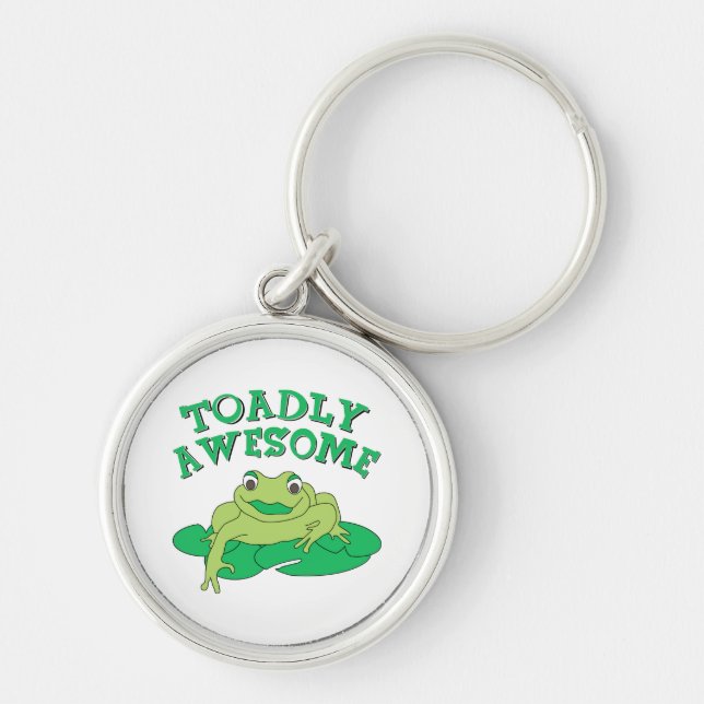 TOADly Awesome  Key Ring (Front)