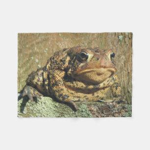 Toadly Awesome Toad Fleece Blanket