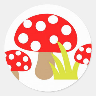 toadstool-220227  toadstool toadstools art cute re classic round sticker