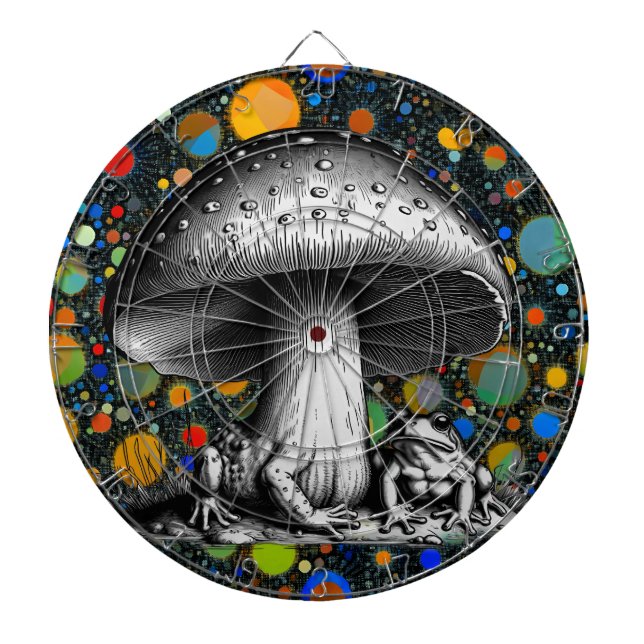 Toadstool Dartboard (Front)
