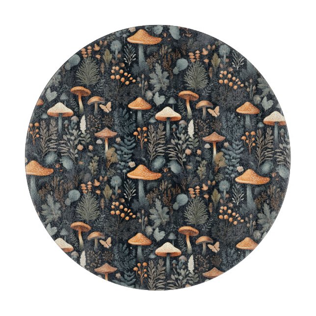 Toadstool Forest  Cutting Board (Front)