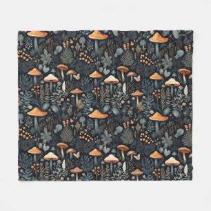 Toadstool Forest Fleece Blanket