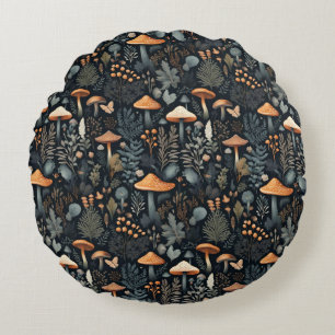 Toadstool Forest Round Cushion