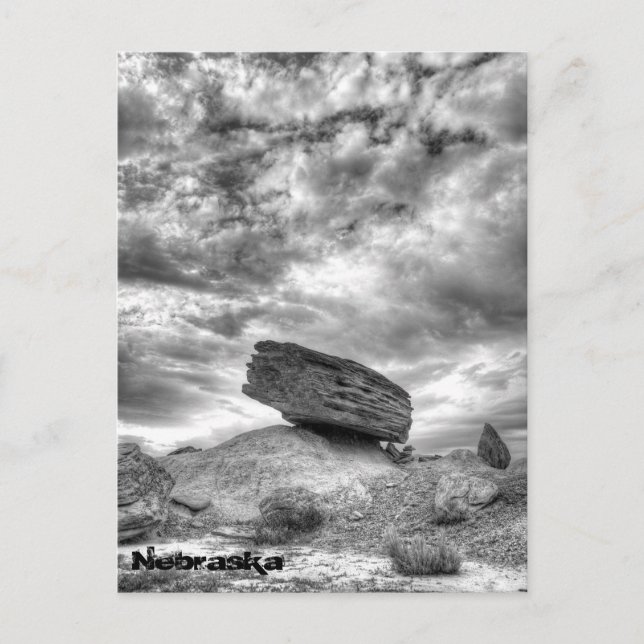 Toadstool Geologic Park, Nebraska Postcard (Front)