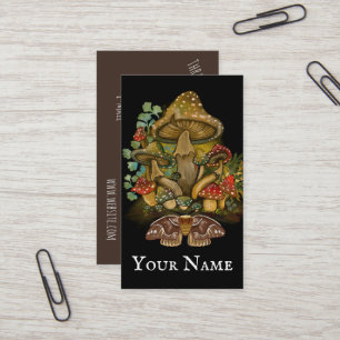 Toadstool  Retro mushrooms~ business cards