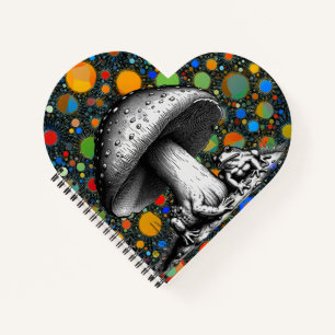 Toadstool Spiral Notebook