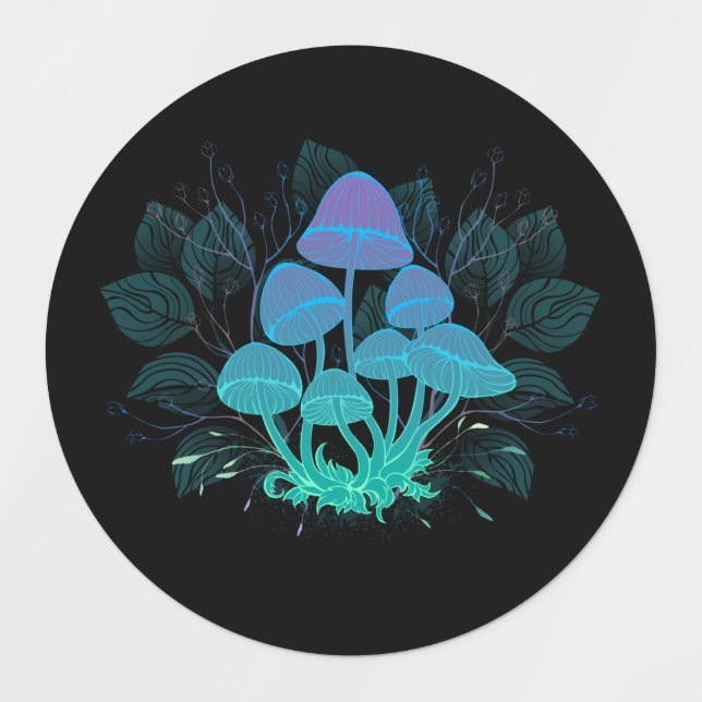 Toadstools in Bushes (Design 1)