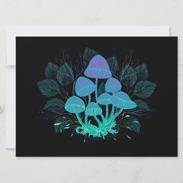 Toadstools in Bushes (Front)