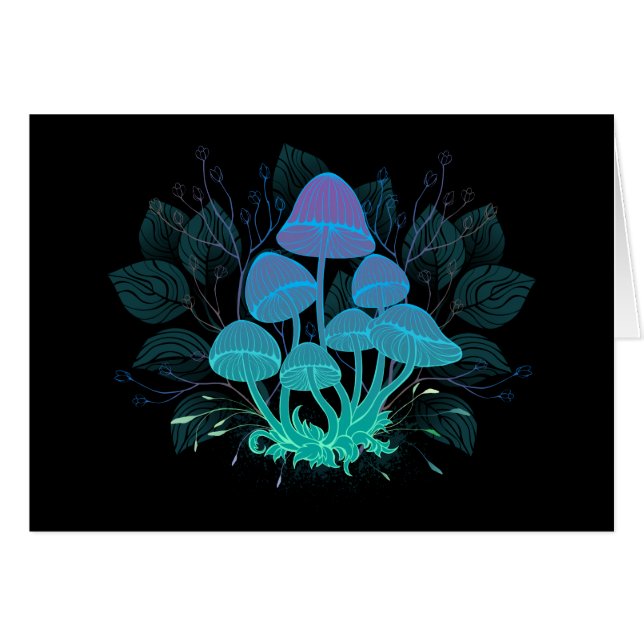 Toadstools in Bushes (Front Horizontal)