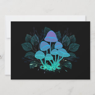 Toadstools in Bushes Advice Card