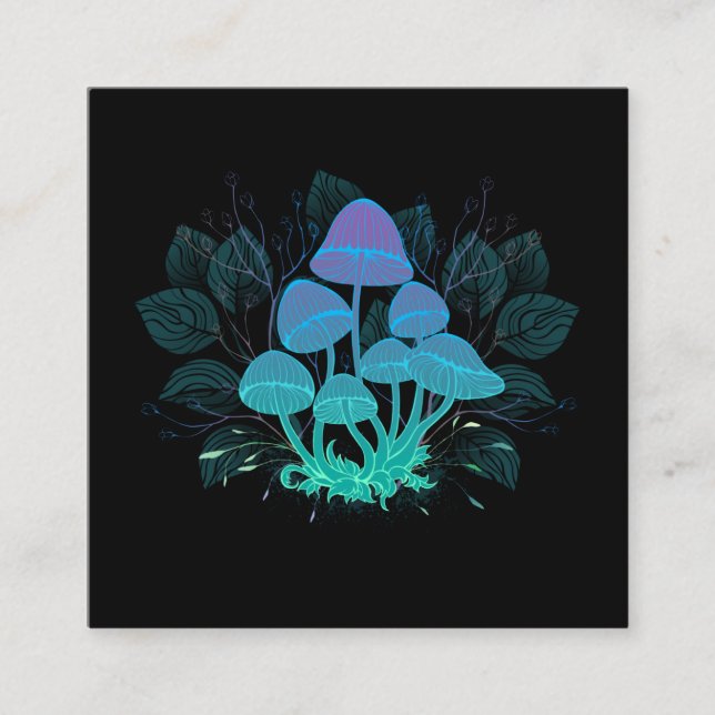 Toadstools in Bushes Appointment Card (Front)