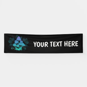 Toadstools in Bushes Banner