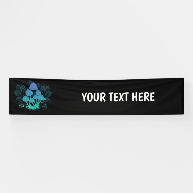 Toadstools in Bushes Banner (Horizontal)